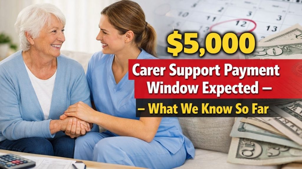 $5,000 Carer Support Payment Window Expected – What We Know So Far