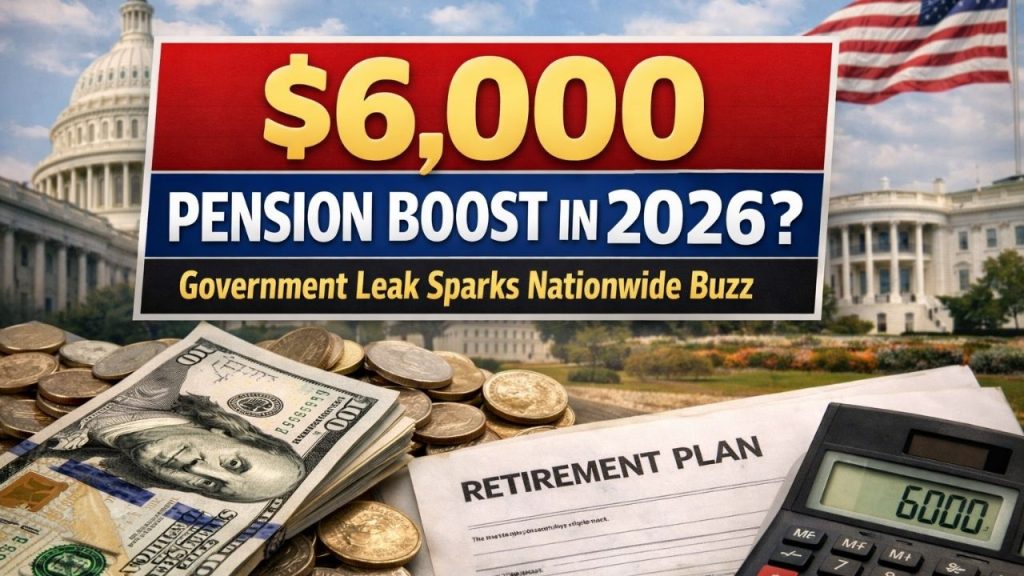 $6,000 Pension Boost in 2026? Government Leak Sparks Nationwide Buzz