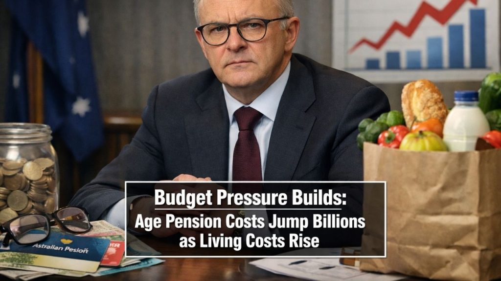 Budget Pressure Builds: Age Pension Costs Jump Billions as Living Costs Rise