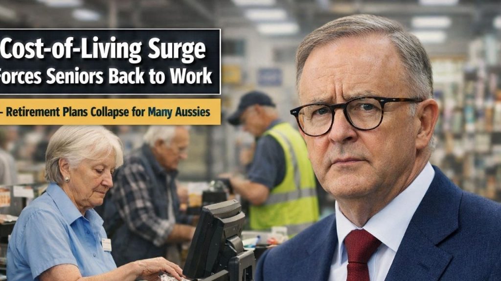 Cost-of-Living Surge Forces Seniors Back to Work — Retirement Plans Collapse for Many Aussies