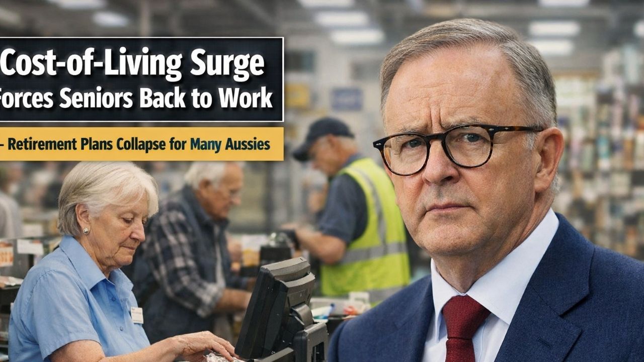 Cost-of-Living Surge Forces Seniors Back to Work — Retirement Plans Collapse for Many Aussies