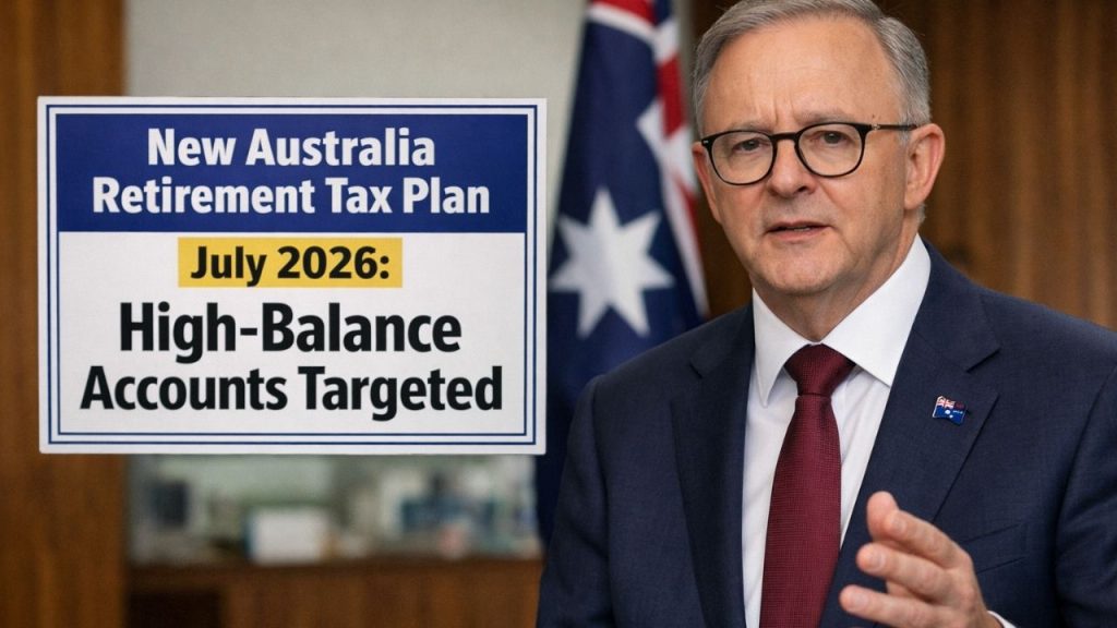 New Australia Retirement Tax Plan July 2026: High-Balance Accounts Targeted