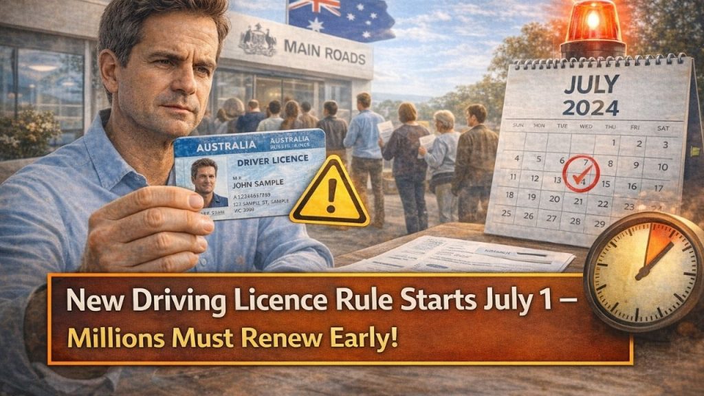 New Driving Licence Rule Starts July 1 – Millions Must Renew Early!