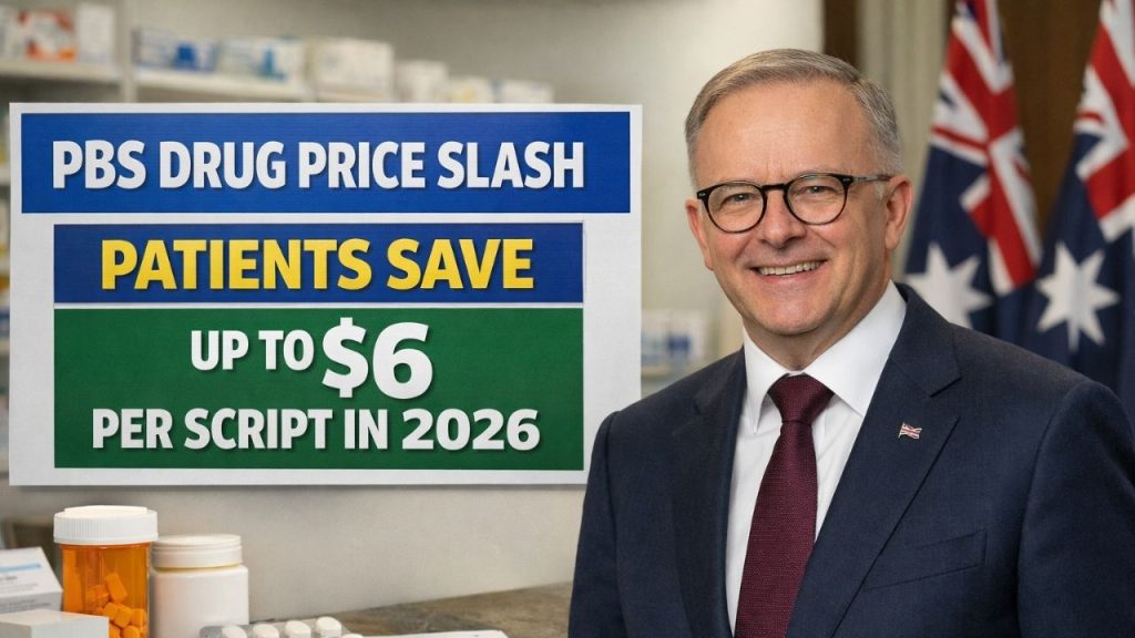 PBS Drug Price Slash — Patients Save Up to $6 Per Script in 2026