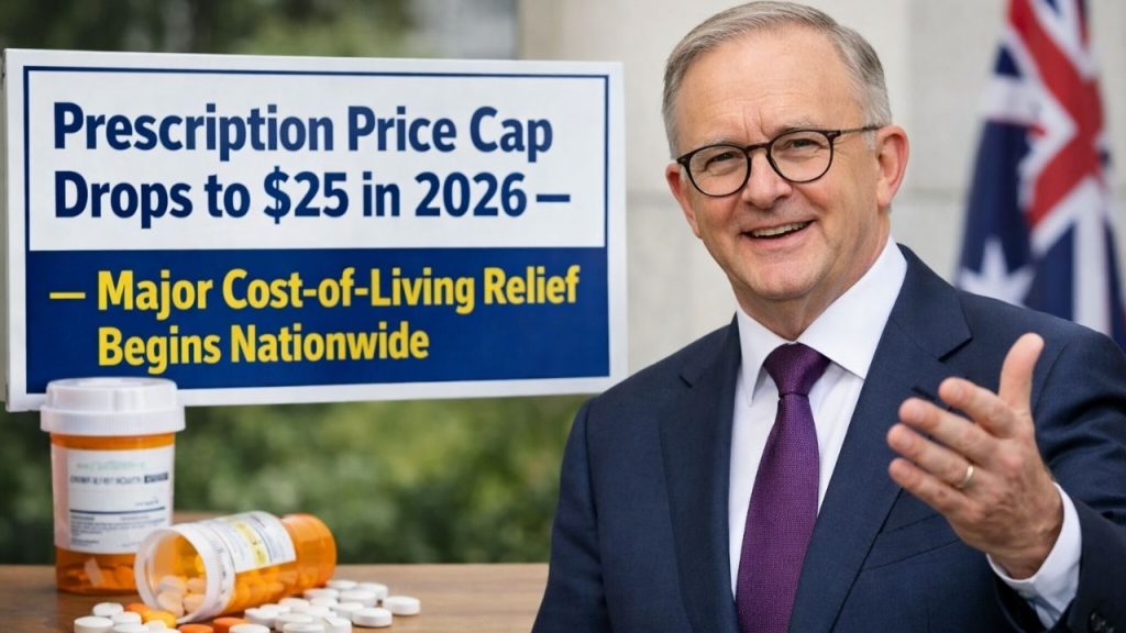 Prescription Price Cap Drops to $25 in 2026 — Major Cost-of-Living Relief Begins Nationwide