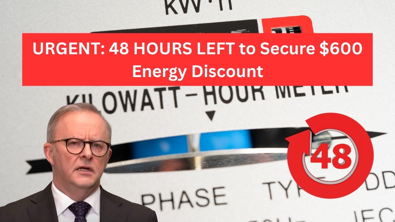 URGENT: 48 HOURS LEFT to Secure $600 Energy Discount