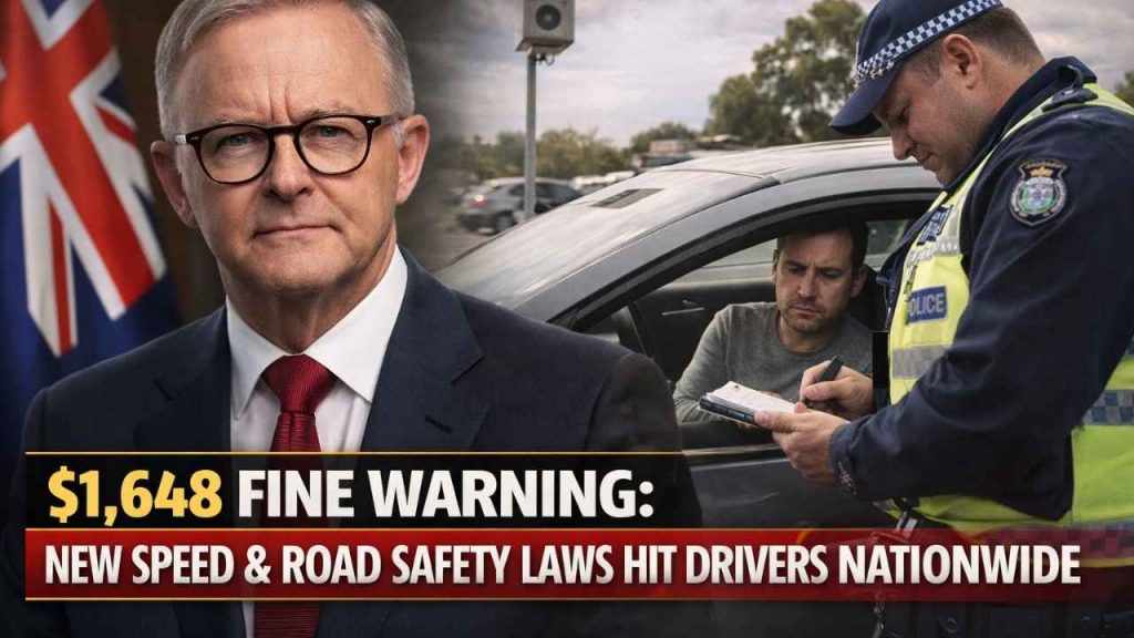 $1,648 Fine Warning: New Speed & Road Safety Laws Hit Drivers Nationwide