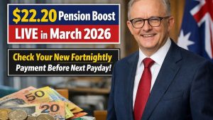 $22.20 Pension Boost LIVE in March 2026 – Check Your New Fortnightly Payment Before Next Payday!