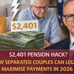 $2,401 Pension Hack? How Separated Couples Can Legally Maximise Payments in 2026