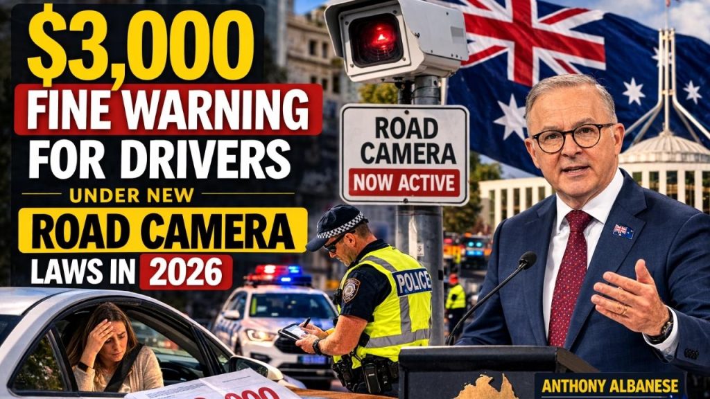 $3,000 Fine Warning for Drivers Under New Road Camera Laws in 2026