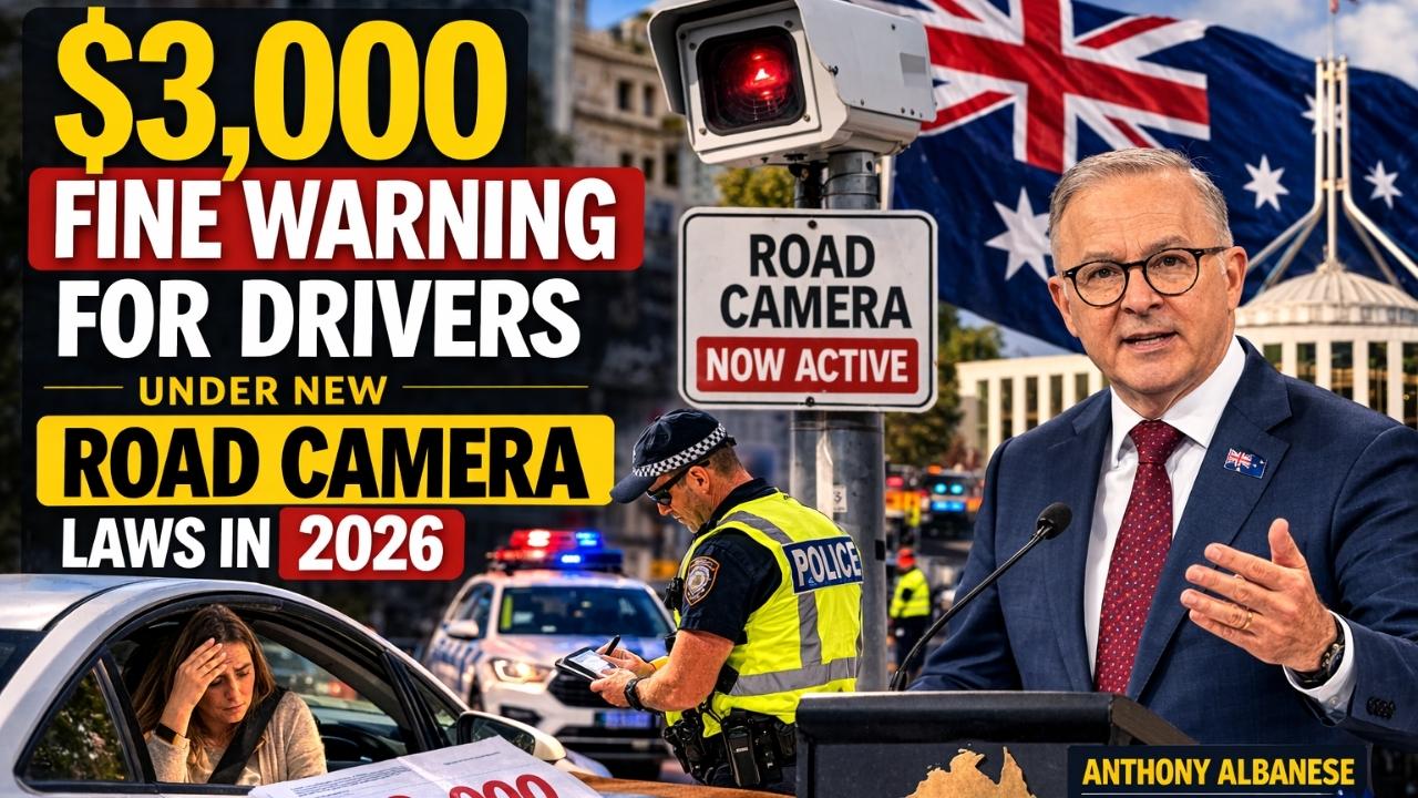 $3,000 Fine Warning for Drivers Under New Road Camera Laws in 2026