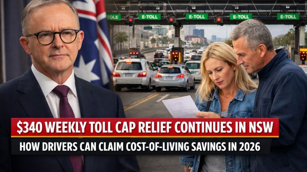 $340 Weekly Toll Cap Relief Continues in NSW — How Drivers Can Claim Cost-of-Living Savings in 2026