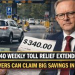 $340 Weekly Toll Relief Extended — Drivers Can Claim Big Savings in 2026