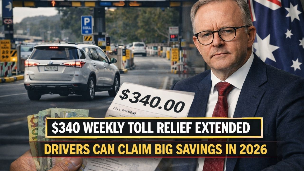 $340 Weekly Toll Relief Extended — Drivers Can Claim Big Savings in 2026