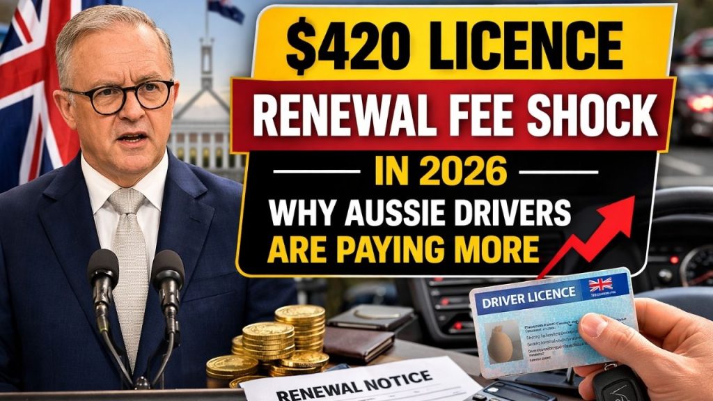$420 Licence Renewal Fee Shock in 2026 – Why Aussie Drivers Are Paying More