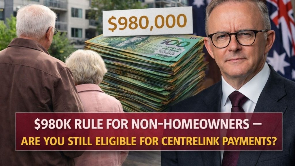 $980K Rule for Non-Homeowners — Are You Still Eligible for Centrelink Payments?