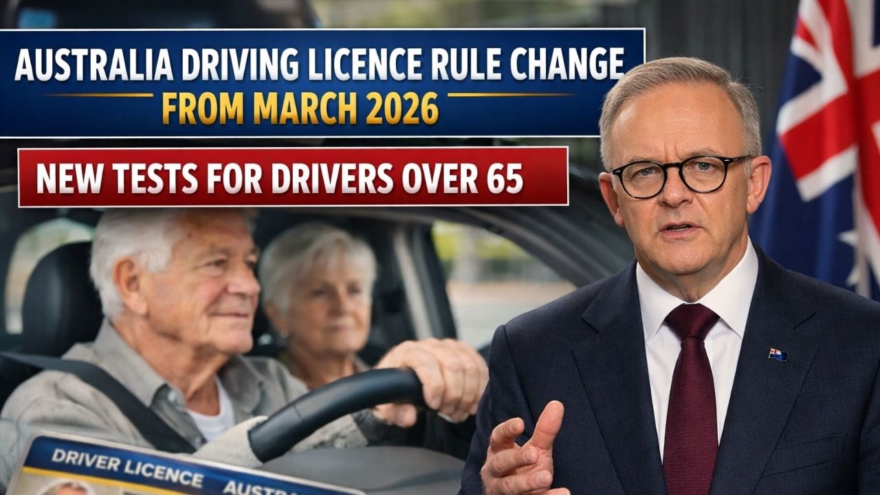 Australia Driving Licence Rule Change From March 2026 — New Tests for Drivers Over 65