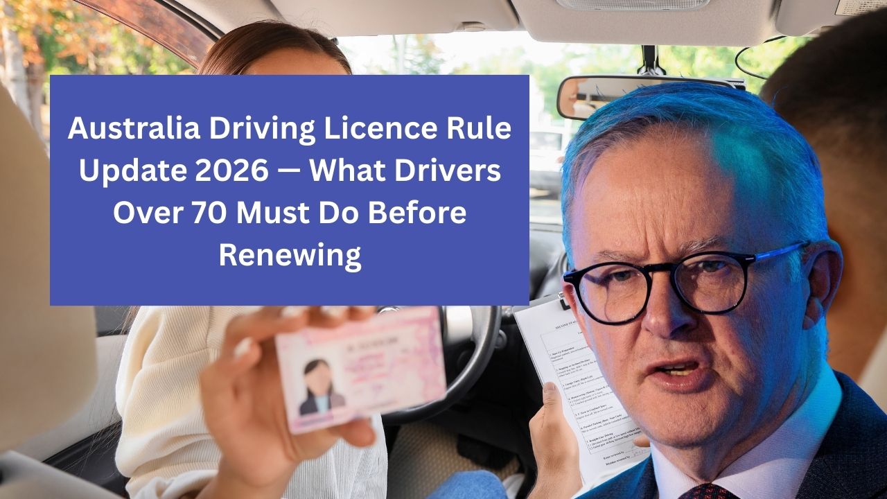 Australia Driving Licence Rule Update 2026 — What Drivers Over 70 Must Do Before Renewing