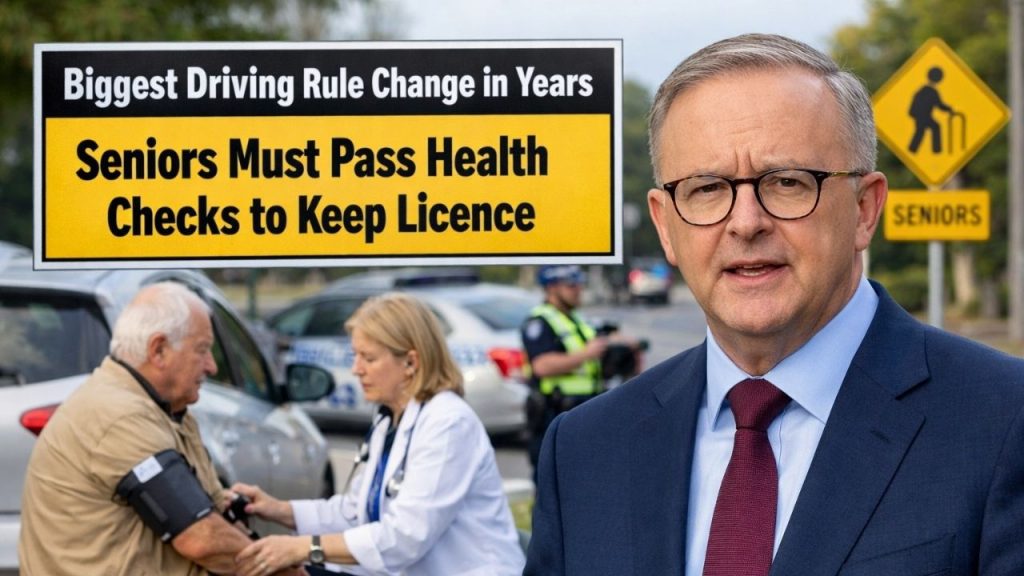Biggest Driving Rule Change in Years – Seniors Must Pass Health Checks to Keep Licence