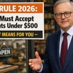 Cash Rule 2026: Shops Must Accept Payments Under $500 – What It Means for You