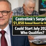 Centrelink’s Surprise $1,850 Annual Boost for Retirees Could Start July 2026 – Who Qualifies?