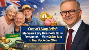 Cost of Living Relief: Medicare Levy Thresholds Up for Pensioners — More Dollars Back in Your Pocket in 2026