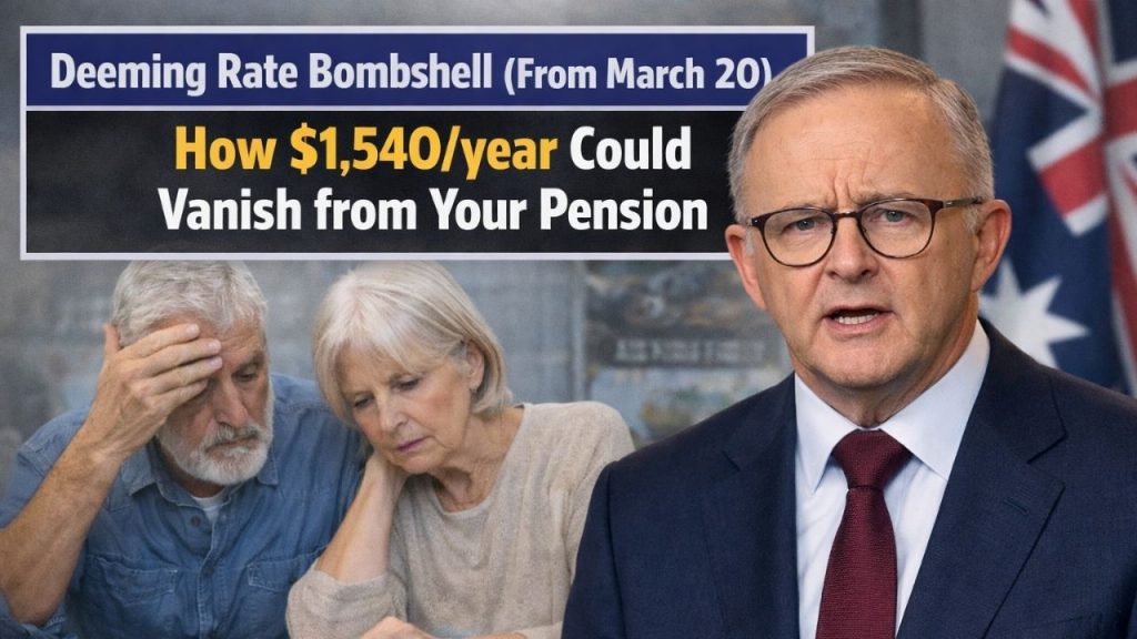 Deeming Rate Bombshell (From March 20) – How $1,540/year Could Vanish from Your Pension