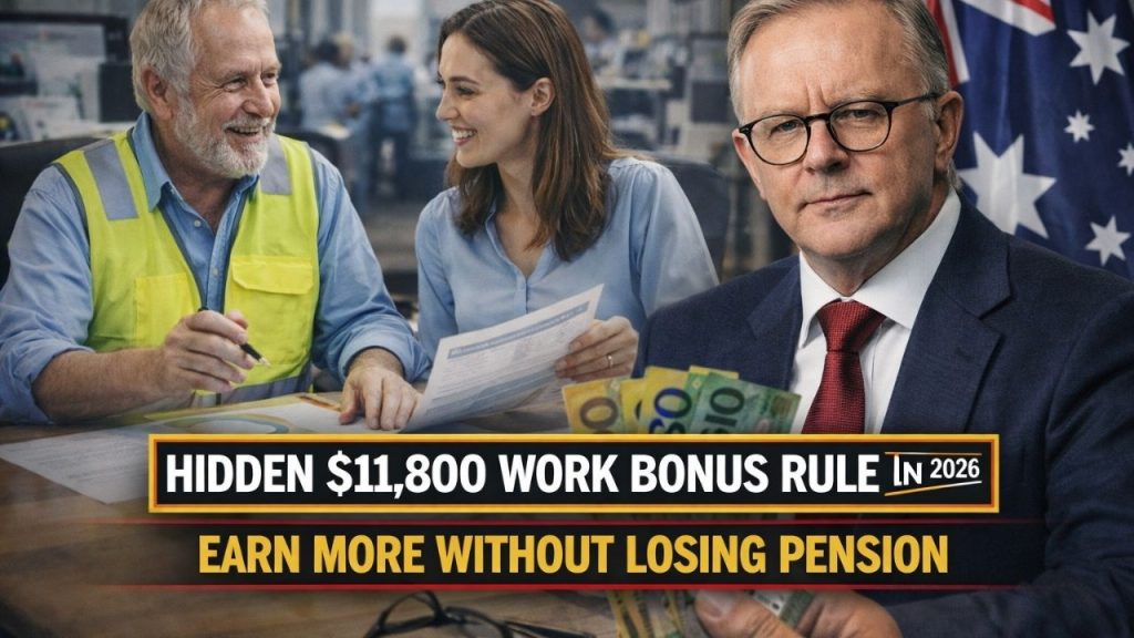 Hidden $11,800 Work Bonus Rule in 2026 — Earn More Without Losing Pension