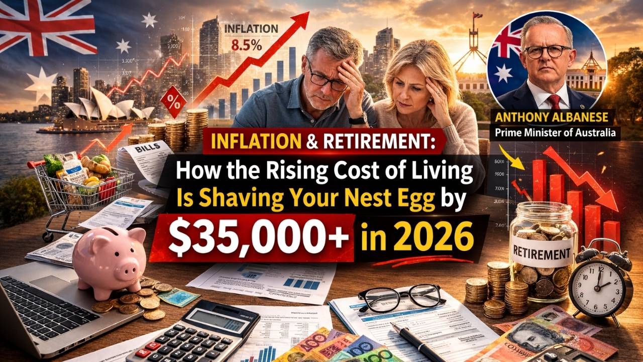 Inflation & Retirement: How the Rising Cost of Living Is Shaving Your Nest Egg by $35,000+ in 2026