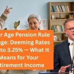 Major Age Pension Rule Change: Deeming Rates Rise to 3.25% — What It Means for Your Retirement Income