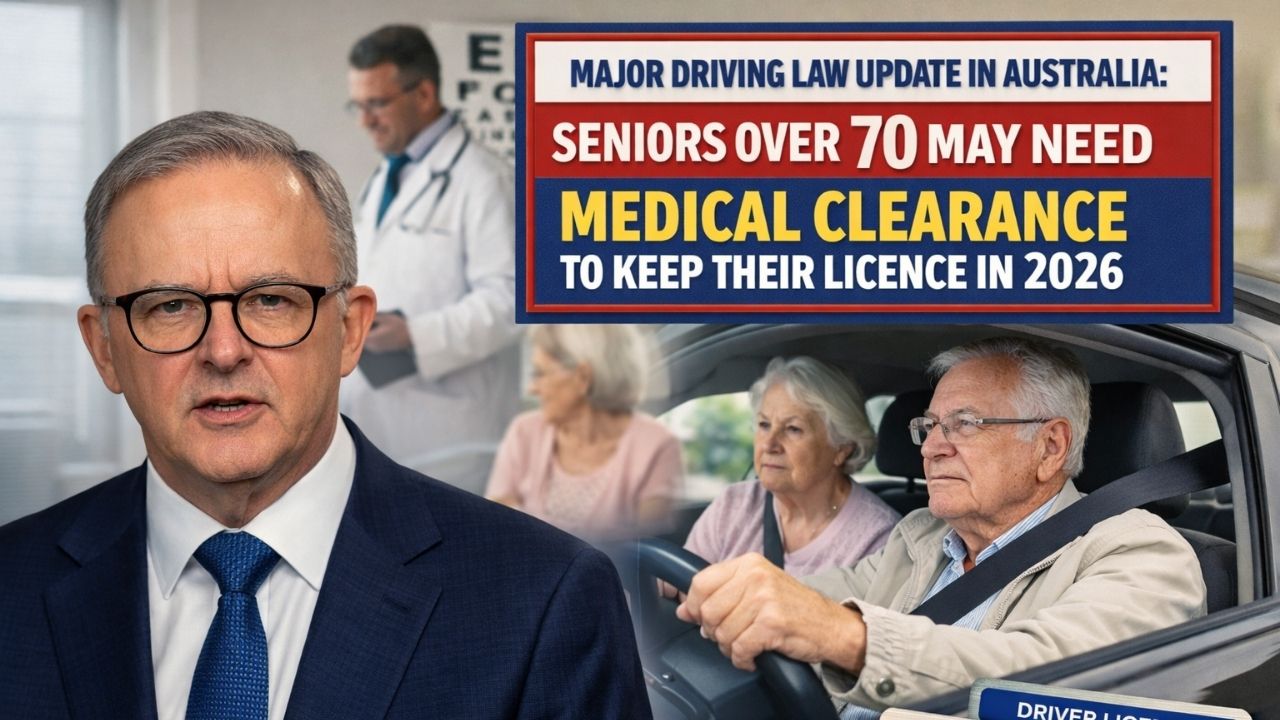 Major Driving Law Update in Australia: Seniors Over 70 May Need Medical Clearance to Keep Their Licence in 2026