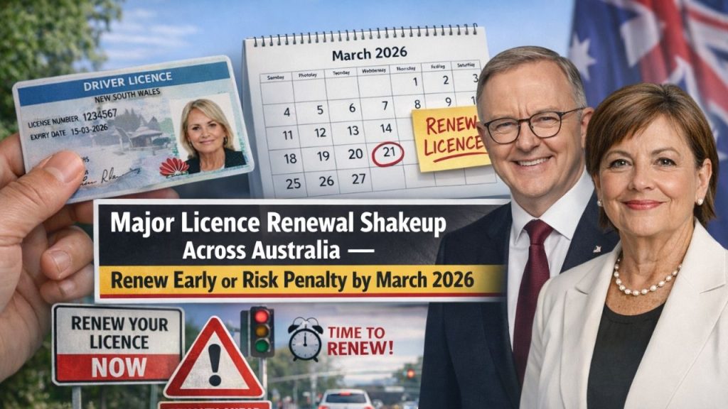 Major Licence Renewal Shakeup Across Australia — Renew Early or Risk Penalty by March 2026