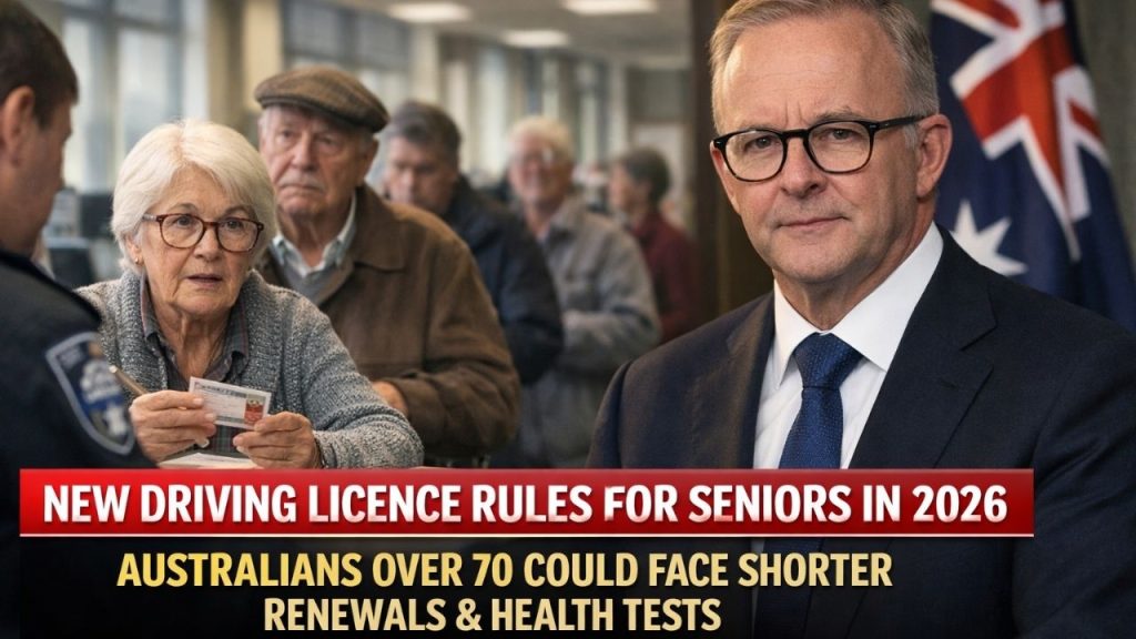 New Driving Licence Rules for Seniors in 2026 — Australians Over 70 Could Face Shorter Renewals and Health Tests