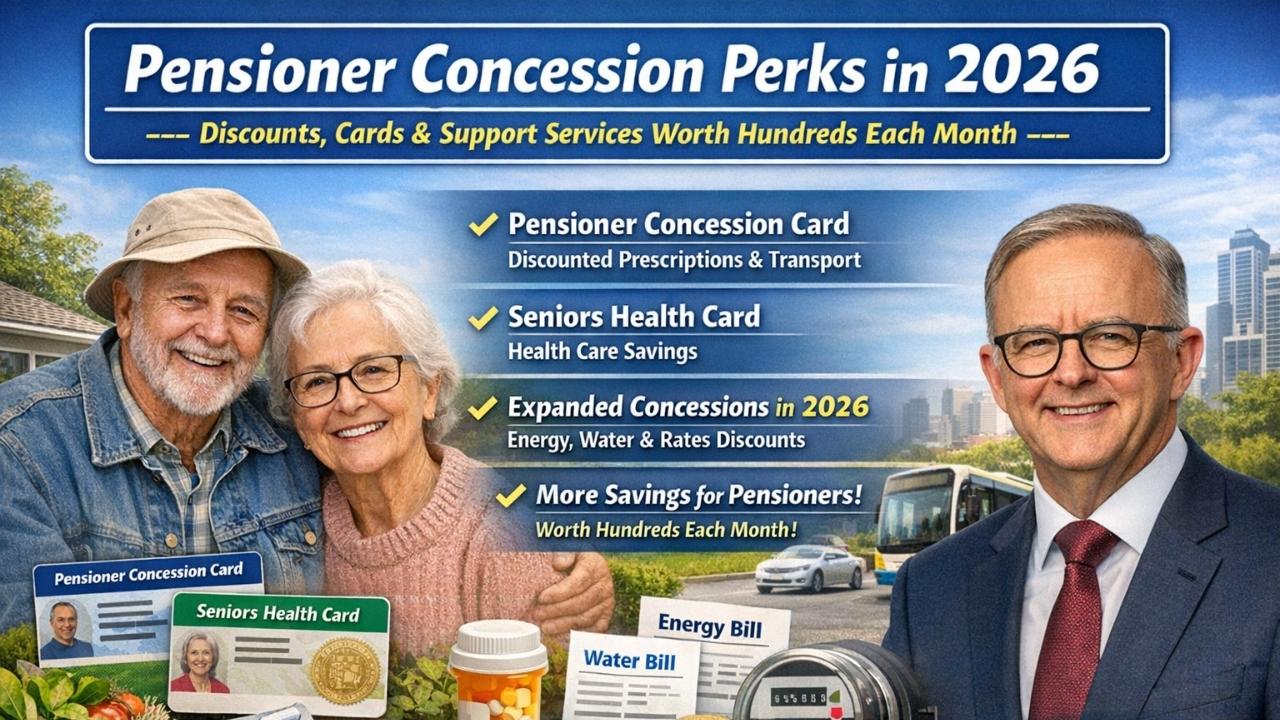 Pensioner Concession Perks in 2026 — Discounts, Cards & Support Services Worth Hundreds Each Month