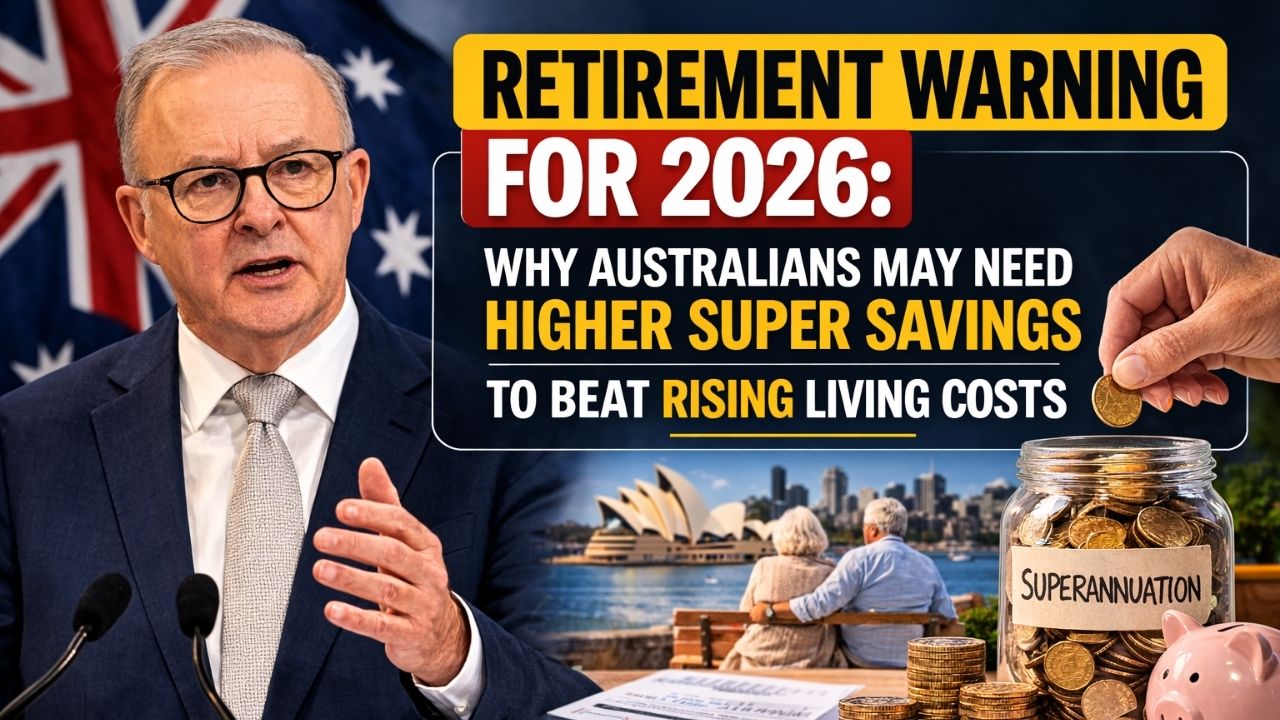 Retirement Warning for 2026: Why Australians May Need Higher Super Savings to Beat Rising Living Costs