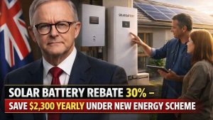 Solar Battery Rebate 30% – Save $2,300 Yearly Under New Energy Scheme