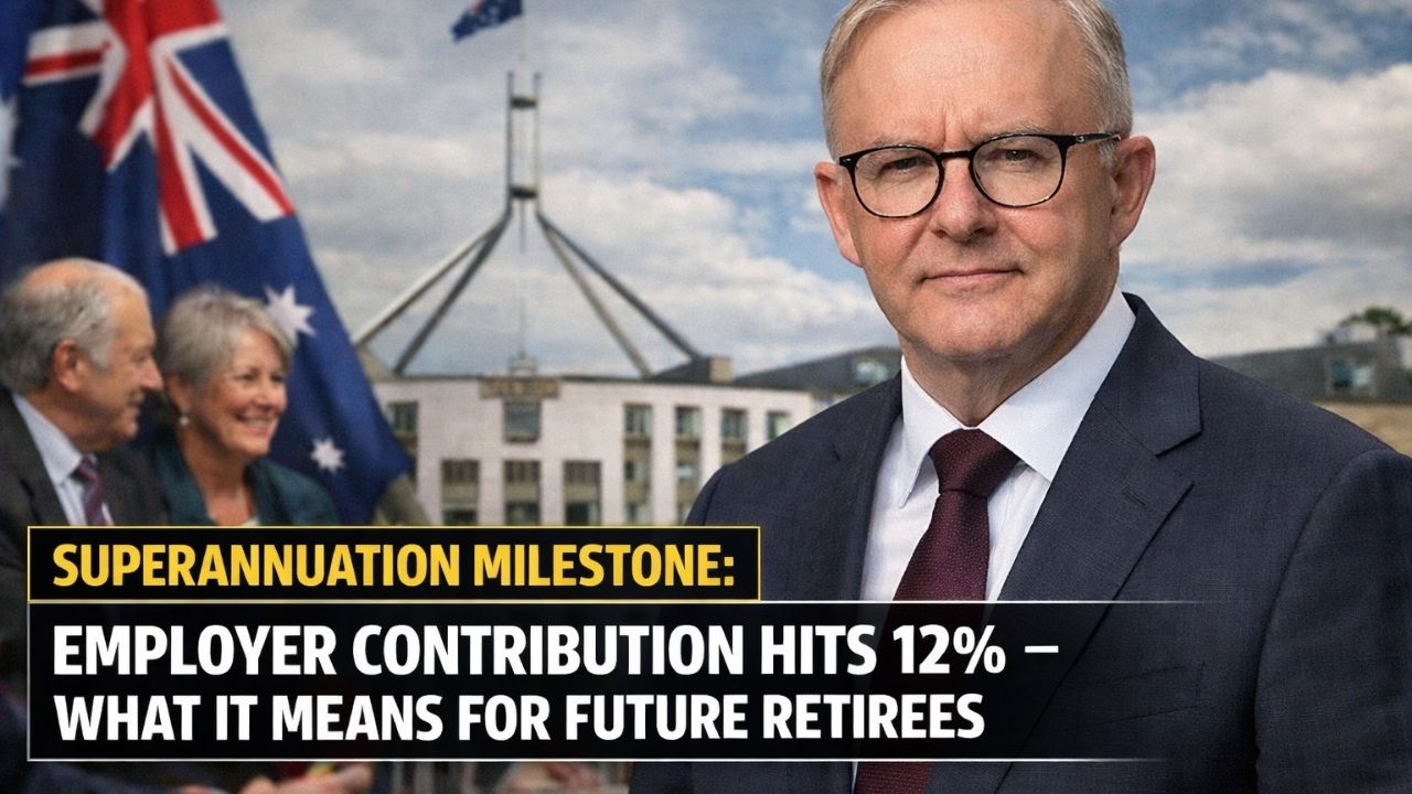 Superannuation Milestone: Employer Contribution Hits 12% – What It Means for Future Retirees